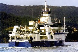 A bordo del buque Vizconde de Eza 