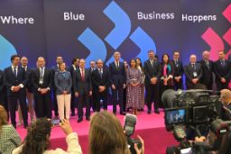 Hoy, en Vigo, en la inauguración de la feria Conxemar