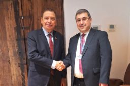 El ministro Luis Planas se reúne con el presidente del Comité de Seguridad Alimentaria Mundial, Anas A. Al Nabulsi