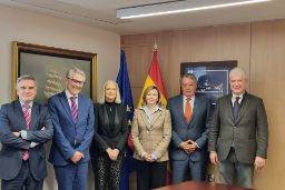 Hoy, en la sede de la Secretaría General de Pesca