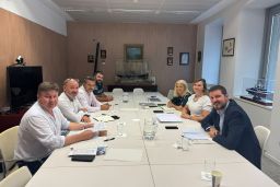 Hoy, en la sede de la Secretaría General de Pesca 