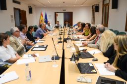 Durante la reunión de la mesa del sector citrícola