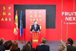 Hoy, en la inauguración de Fruit Attraction