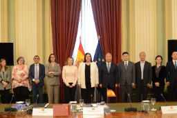 Hoy, en la sede del ministerio  