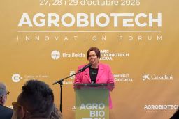 Hoy, en la II edición de la feria AgroBioTech Innovation Forum, en Lleida 
