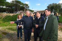 El ministro visita zonas agrarias dañadas en Andalucía