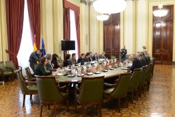 Hoy, en la sede de Ministerio 