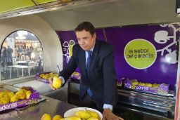 Hoy, en la clausura de la Feria Agraria de Sant Miquel y Eurofruit 2018, en Lleida