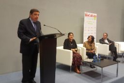 Hoy, en la inauguración de BioCultura 2018 en Madrid