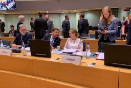 Hoy, en el Consejo de Ministros de Agricultura de la UE celebrado en Bruselas

