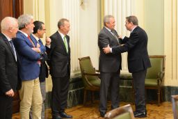 HOY, EN UNA REUNIÓN CON EL CONSEJO RECTOR DE COOPERATIVAS AGRO-ALIMENTARIAS DE ESPAÑA