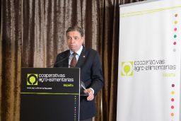 Hoy, en la clausura de la Asamblea General de Cooperativas Agroalimentarias de España (CAE)