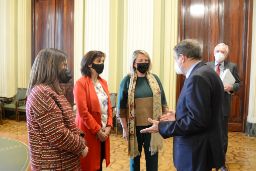 Hoy, en la sede del Ministerio 