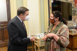 Hoy, en la sede del Ministerio 