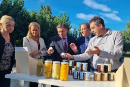 Hoy, durante su visita a Lleida  