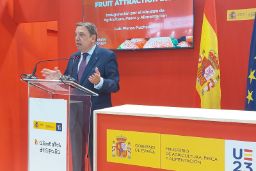 Hoy, en la inauguración de la feria Fruit Attraction