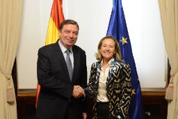 Hoy, en la sede del ministerio 