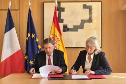 Hoy, en el marco de la visita de Estado del presidente Macron a España