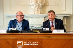 Hoy, en Santander, en la clausura de un curso sobre gastronomía 