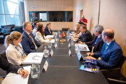 Hoy, en el marco de la feria Seafood Expo Global, en Barcelona