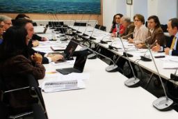 Hoy, en la sede de la Secretaría General de Pesca 