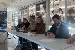 Hoy, en la sede de la cofradía de pescadores de L’Escala (Girona)