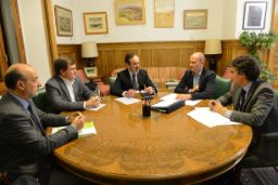 Hoy, en la sede del Ministerio

