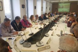 Hoy, en la sede de la Secretaría General de Pesca 