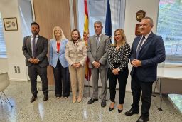 Hoy, en la sede de la Secretaría General de Pesca