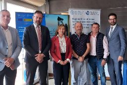 Hoy, en la inauguración del Foro de Pesca de Pequeña Escala, en Torrevieja (Alicante)