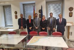 Hoy, en la sede de la Secretaría General de Pesca 