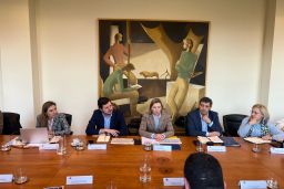 Hoy, en un encuentro con el sector pesquero del Principado de Asturias