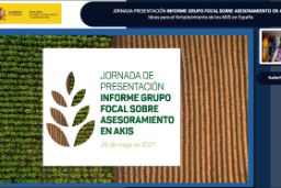 Hoy, en la presentación del Informe final del Grupo Focal de Asesoramiento en AKIS