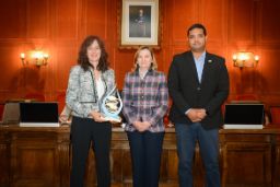 Hoy, en el acto de entrega de los premios Jacumar 