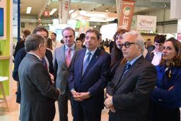 Hoy, en la visita de la XVII Feria Internacional para la Producción Animal en Zaragoza