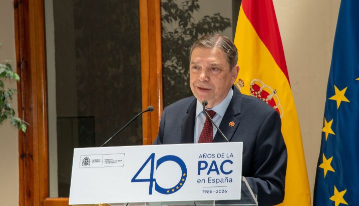 Hoy, en la presentación de un libro conmemorativo sobre la PAC