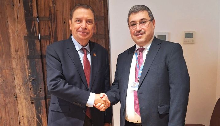 El ministro Luis Planas se reúne con el presidente del Comité de Seguridad Alimentaria Mundial, Anas A. Al Nabulsi