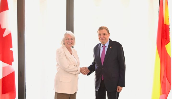 Hoy, en el marco de la feria Seafood Expo Global, en Barcelona