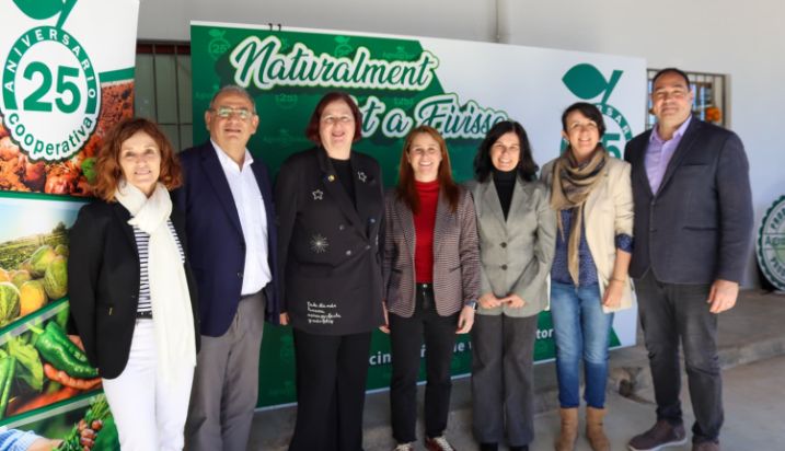 Hoy, durante una visita a proyectos rurales en Ibiza