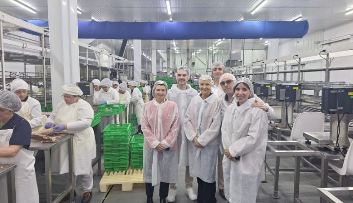 Hoy, durante una visita a Bermeo (Bizkaia)