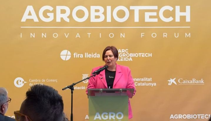 Hoy, en la II edición de la feria AgroBioTech Innovation Forum, en Lleida 