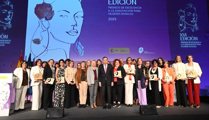 Hoy, en la entrega de los Premios de Excelencia a la Innovación para Mujeres Rurales