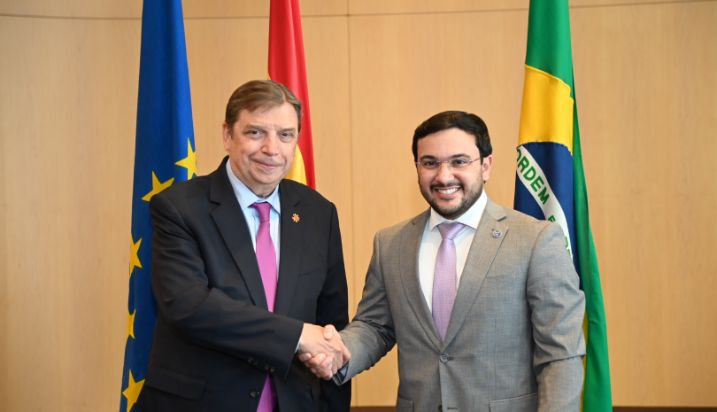 Hoy, en el marco de la feria Seafood Expo Global, en Barcelona