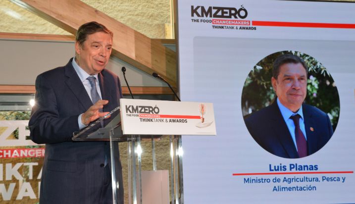 Hoy, en la clausura de los Premios Food Changemakers Awards Km Zero