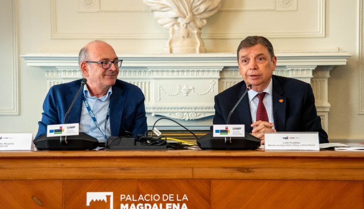 Hoy, en Santander, en la clausura de un curso sobre gastronomía 