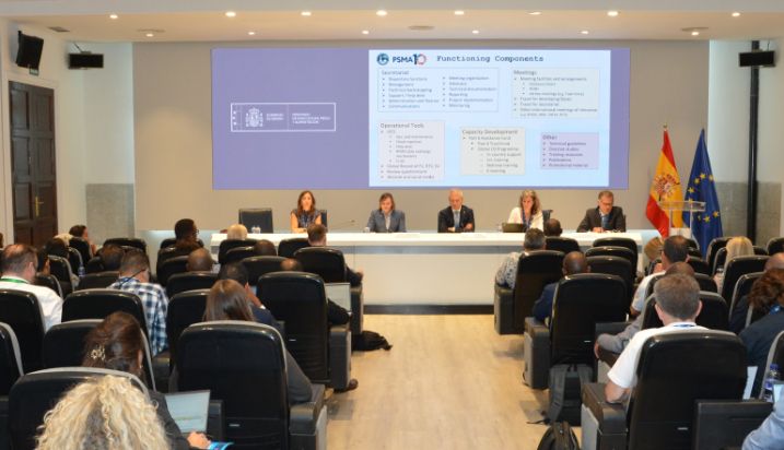 Hoy, en la inauguración de la III reunión del grupo de trabajo sobre estrategia y seguimiento del AMERP