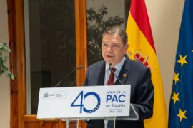 Hoy, en la presentación de un libro conmemorativo sobre la PAC