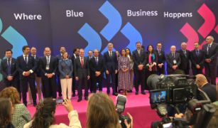 Hoy, en Vigo, en la inauguración de la feria Conxemar