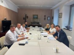 Hoy, en la sede de la Secretaría General de Pesca 