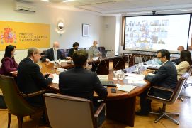 La reunión se ha celebrado hoy, por videoconferencia